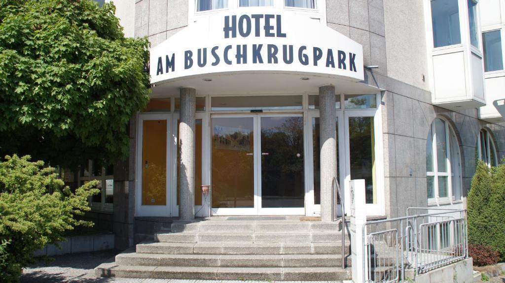 Hotel Am Buschkrugpark Berlijn Buitenkant foto